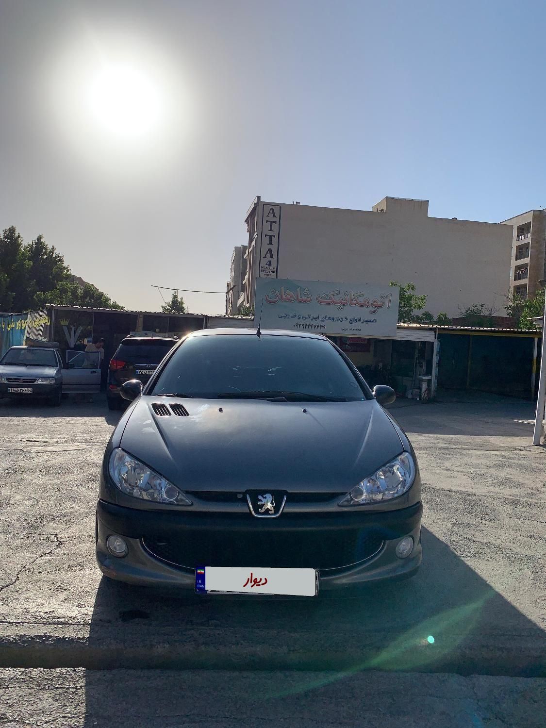 پژو ۲۰۶ صندوق دار v8 - 1386