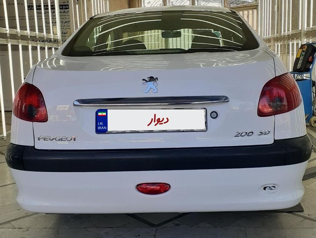 پژو ۲۰۶ صندوق دار v2 - 1388