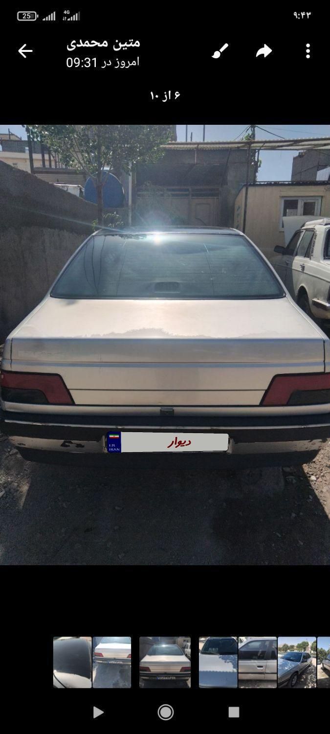 پژو روآ G2 دوگانه سوز - 1389