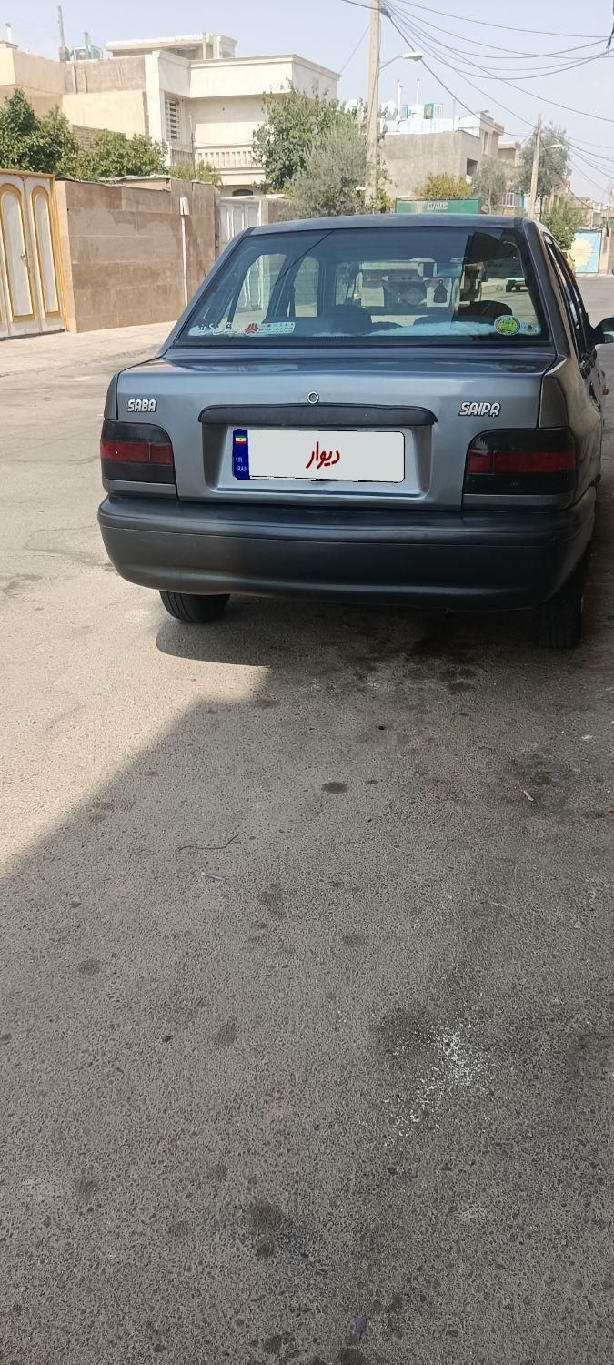پراید صبا بنزینی - 1386