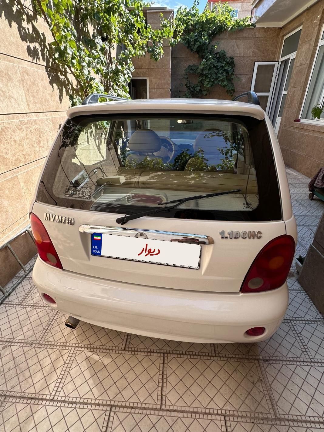 ام وی ام 110 چهار سیلندر دنده ای - 1392