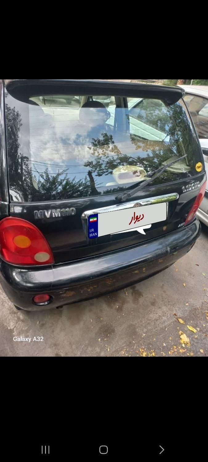 ام وی ام 110 چهار سیلندر اتوماتیک - 1391