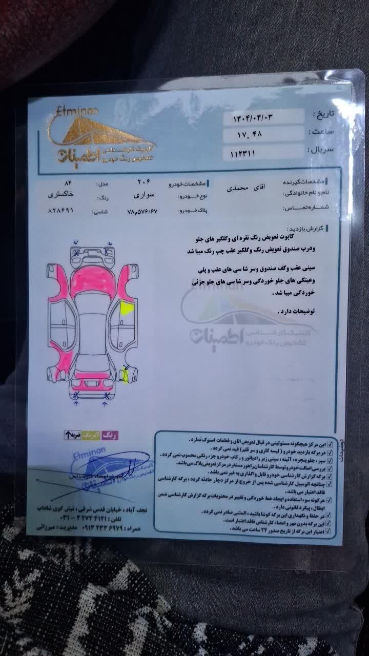 پژو 206 تیپ 2 - 1384