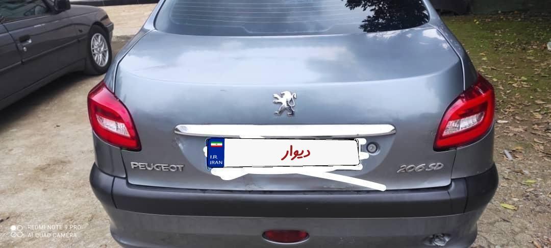 پژو ۲۰۶ صندوق دار v20 - 1387