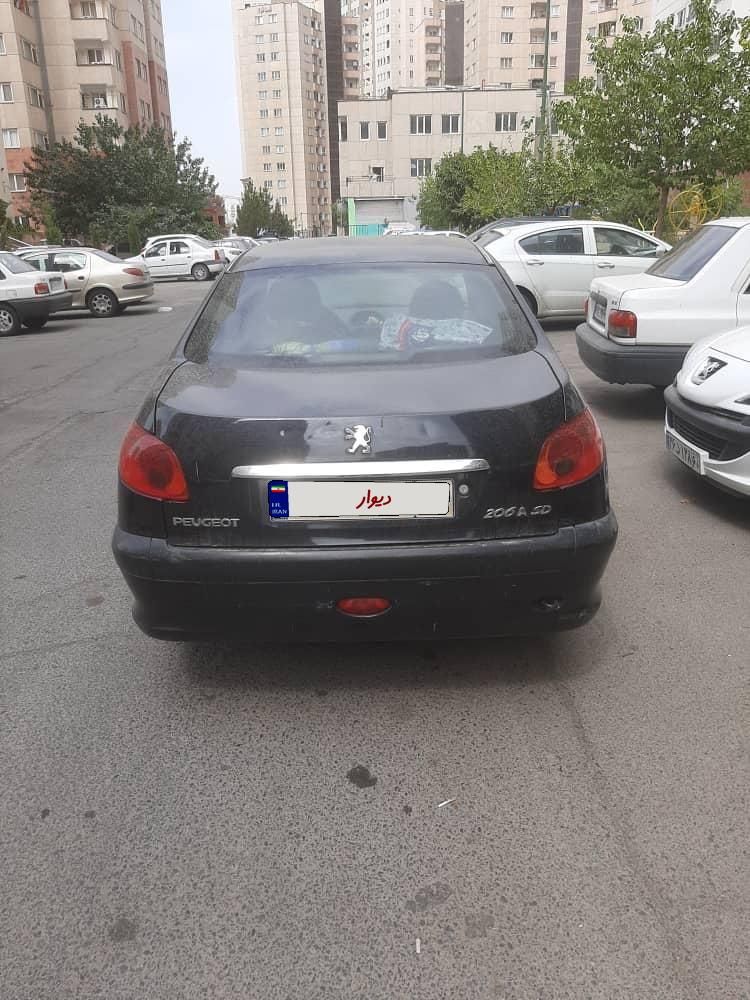 پژو ۲۰۶ صندوق دار v9 - 1386