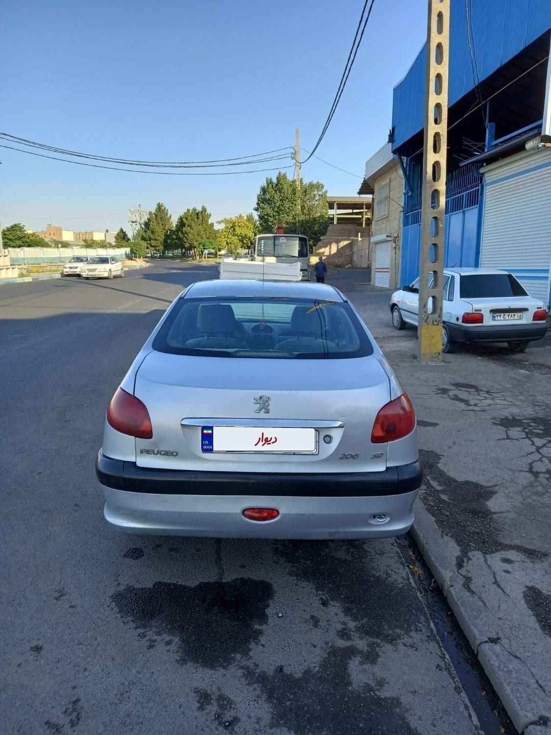 پژو ۲۰۶ صندوق دار v8 - 1387