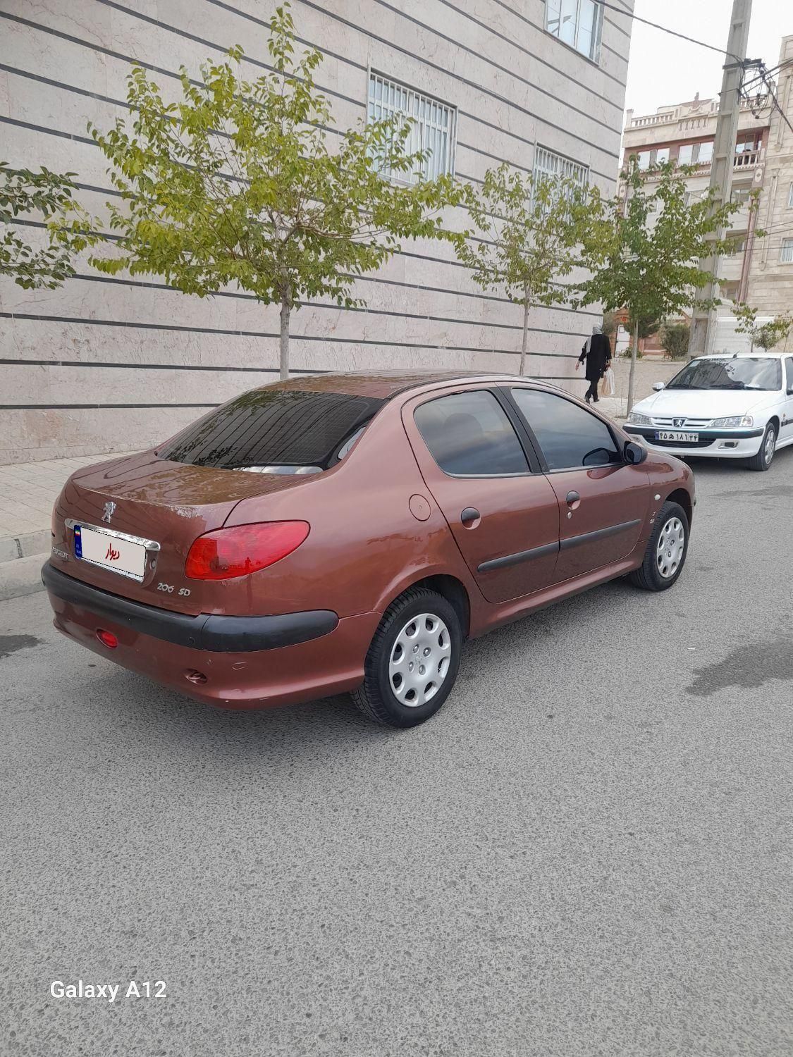 پژو ۲۰۶ صندوق دار v8 - 1389