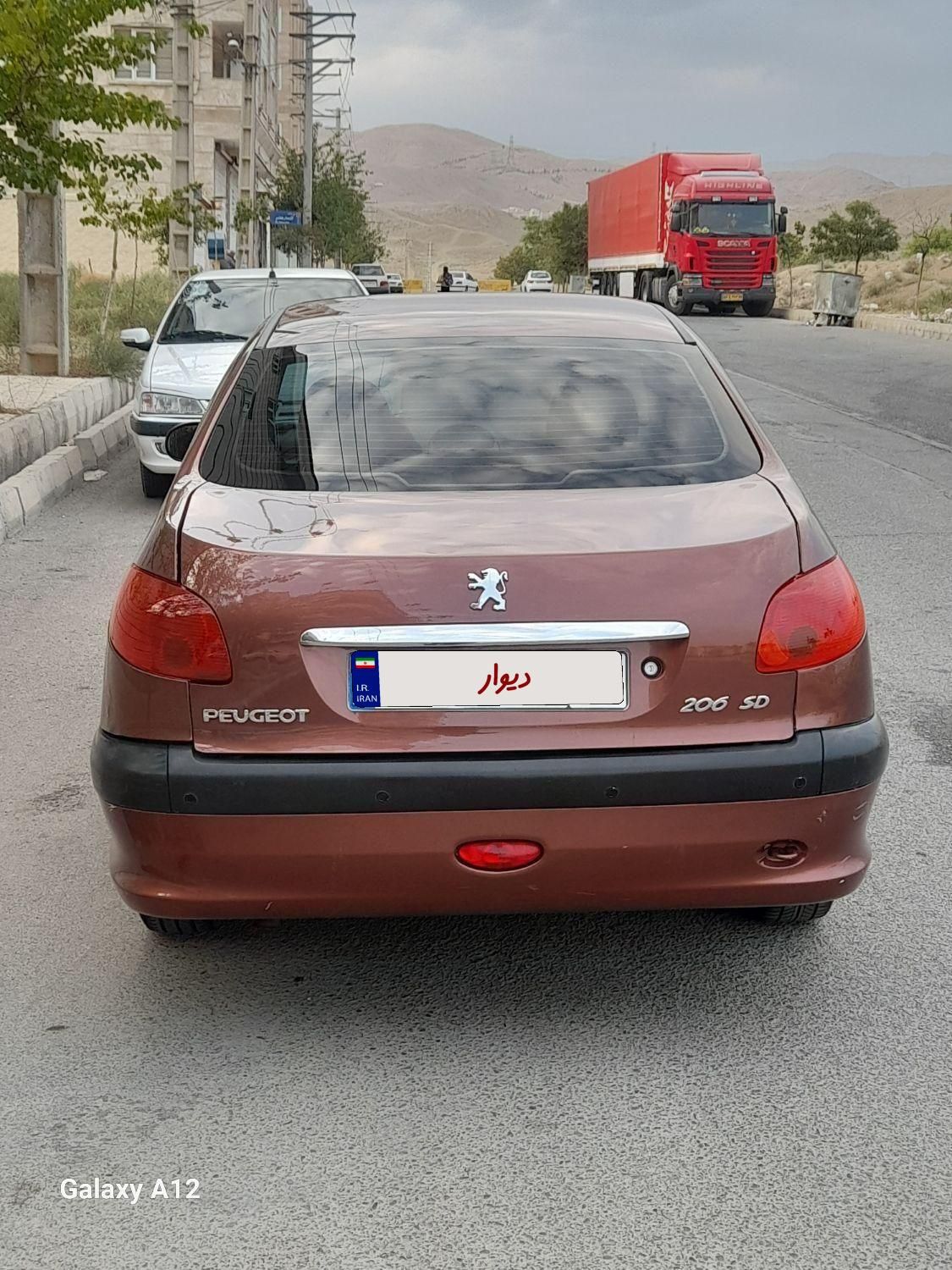 پژو ۲۰۶ صندوق دار v8 - 1389