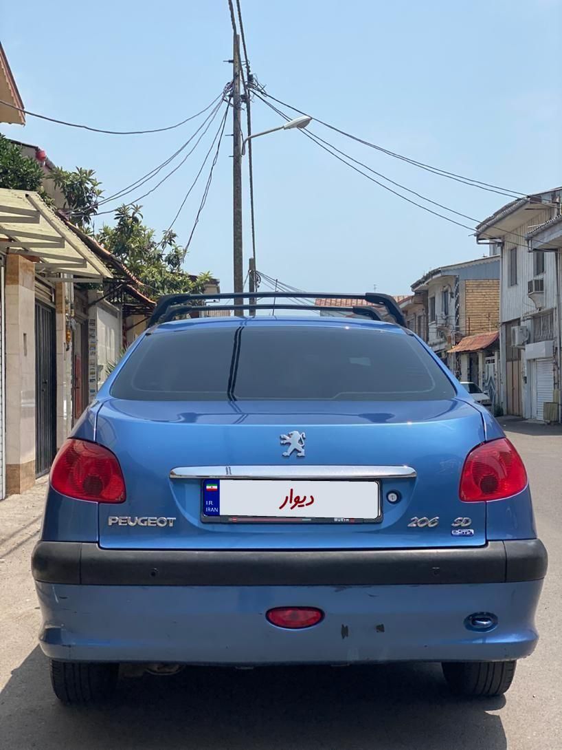 پژو ۲۰۶ صندوق دار v8 - 1394