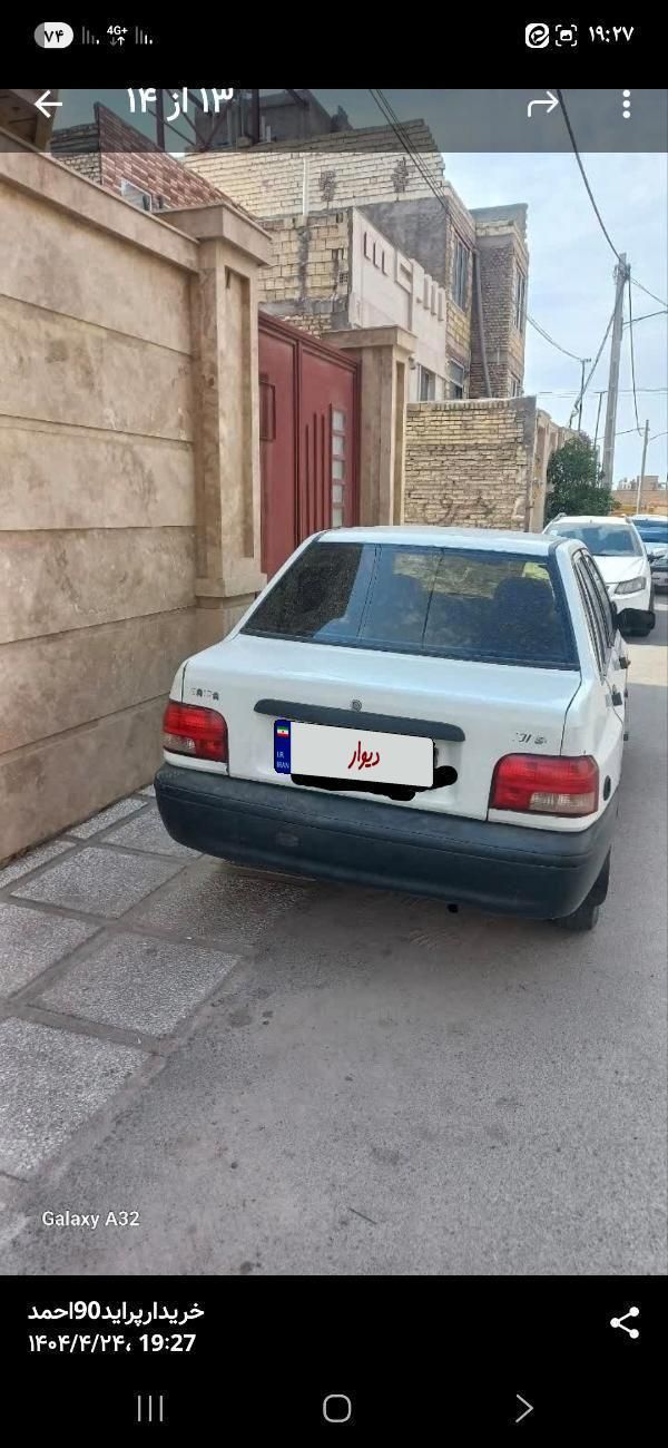 پراید صبا بنزینی - 1390