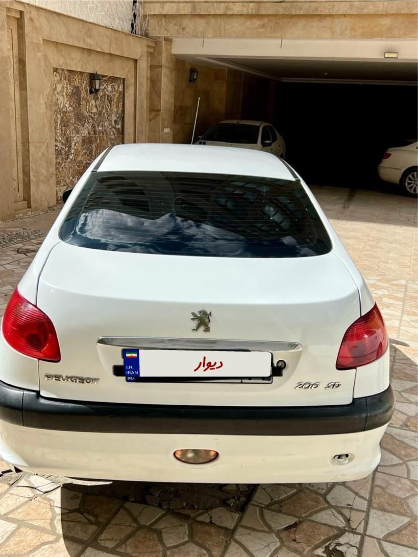 پژو ۲۰۶ صندوق دار v1 - 1390