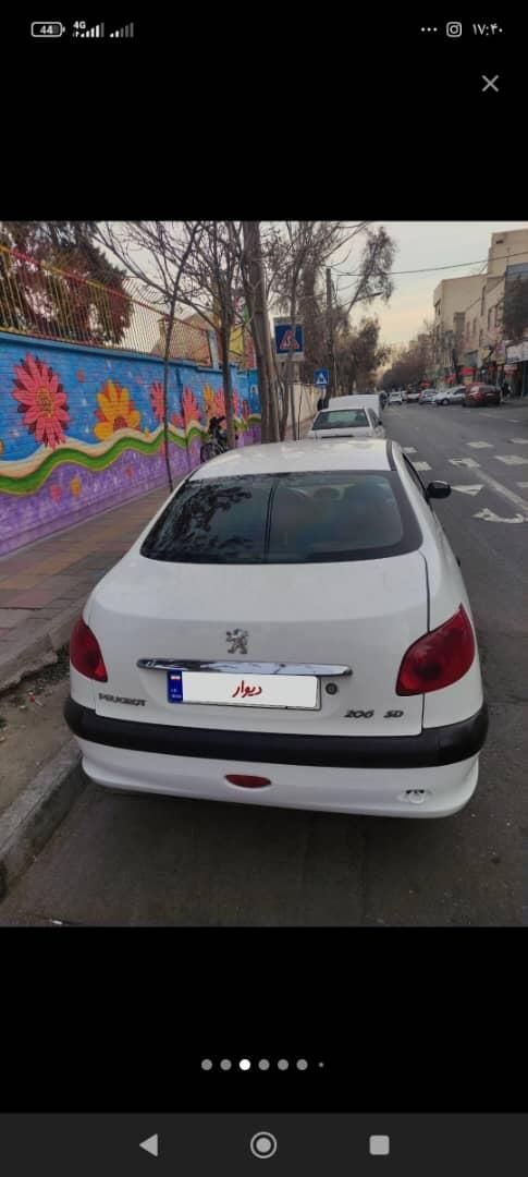 پژو ۲۰۶ صندوق دار v8 - 1394