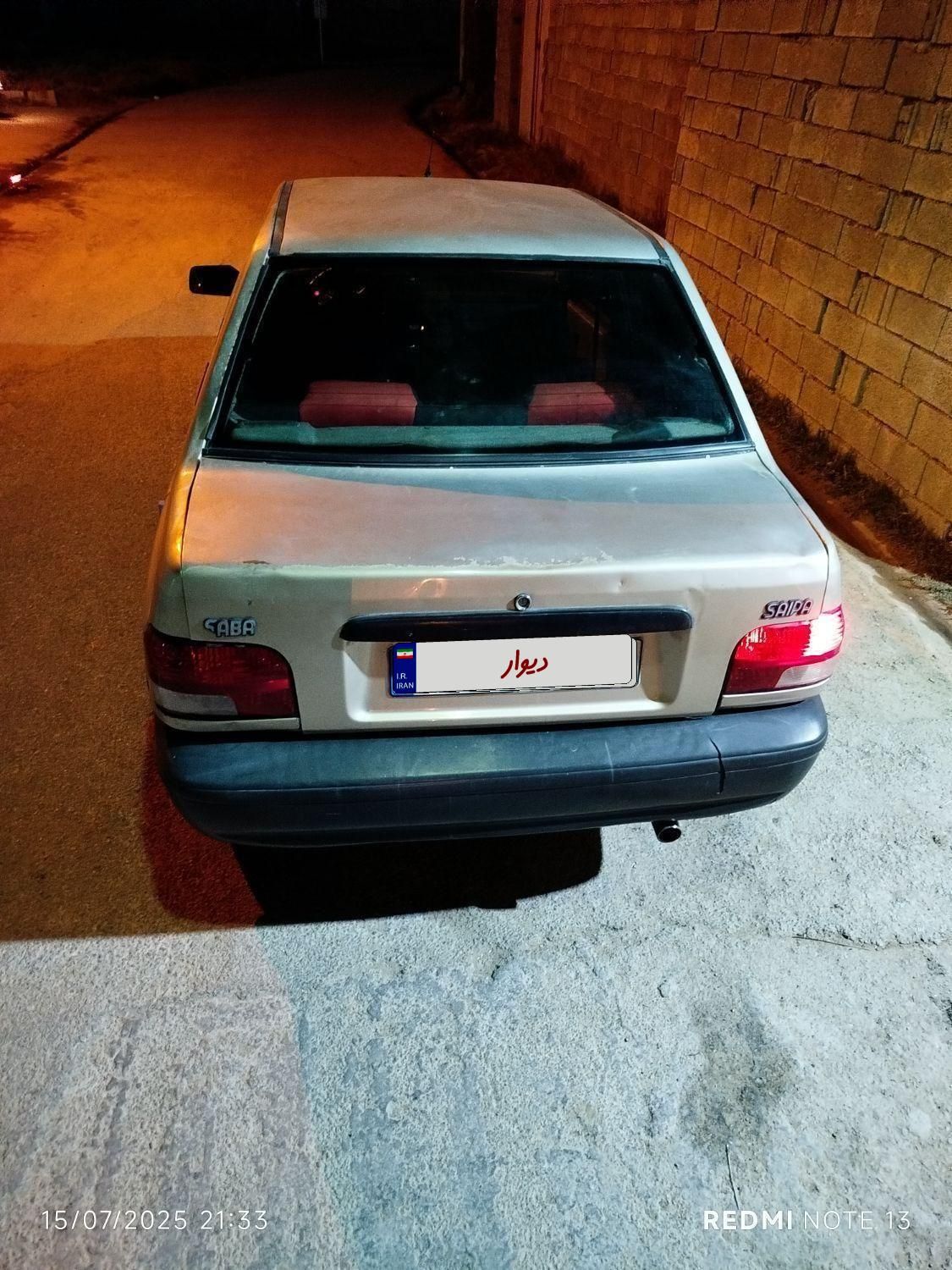 پراید صبا بنزینی - 1385