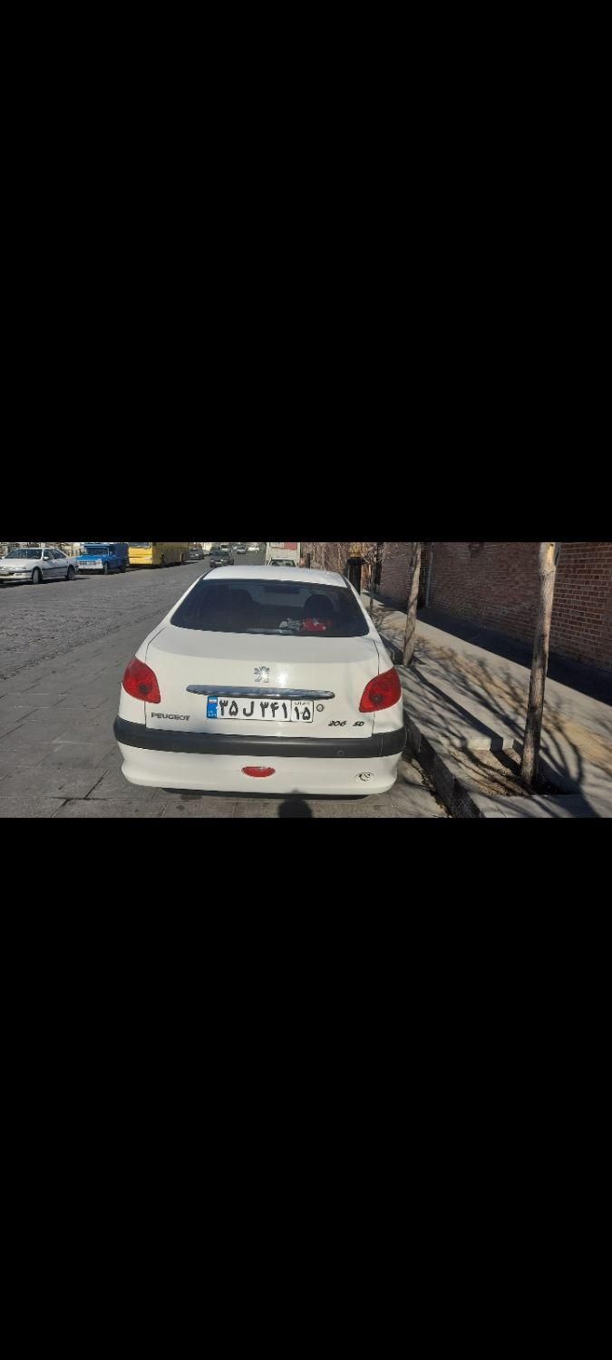 پژو ۲۰۶ صندوق دار v8 - 1398