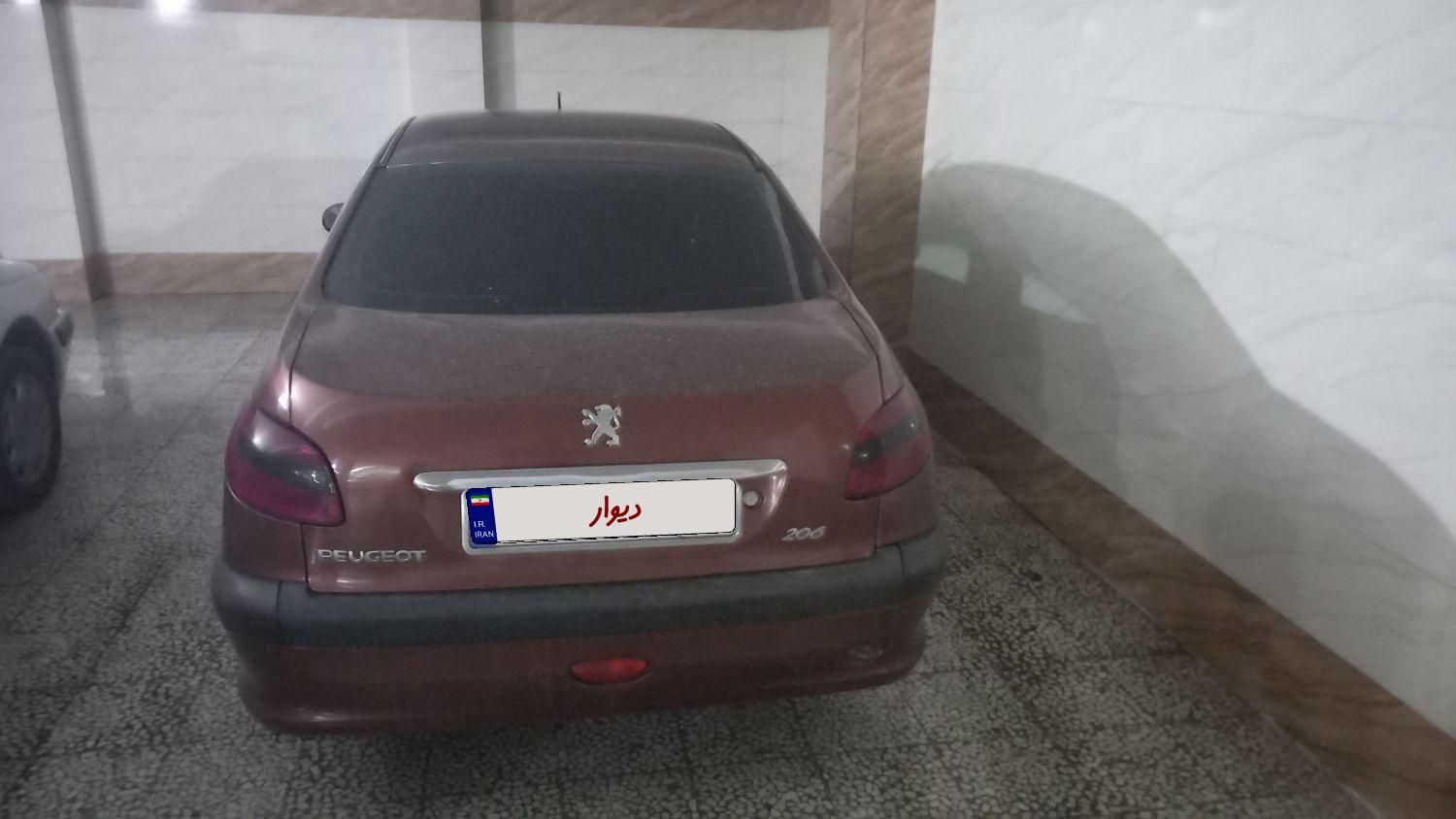 پژو ۲۰۶ صندوق دار v8 - 1386