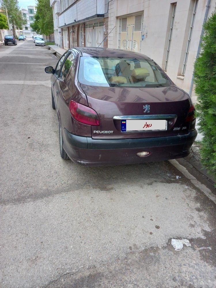 پژو ۲۰۶ صندوق دار v8 - 1389