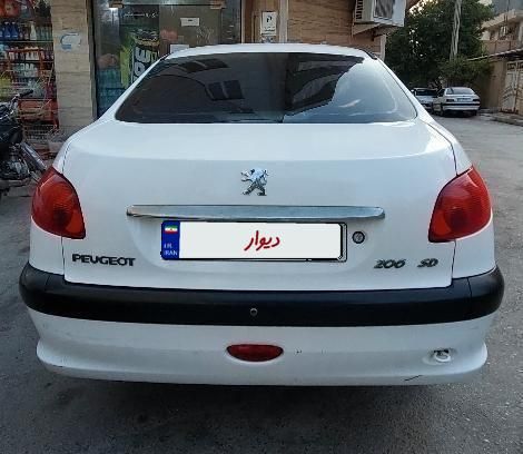 پژو ۲۰۶ صندوق دار v8 - 1398