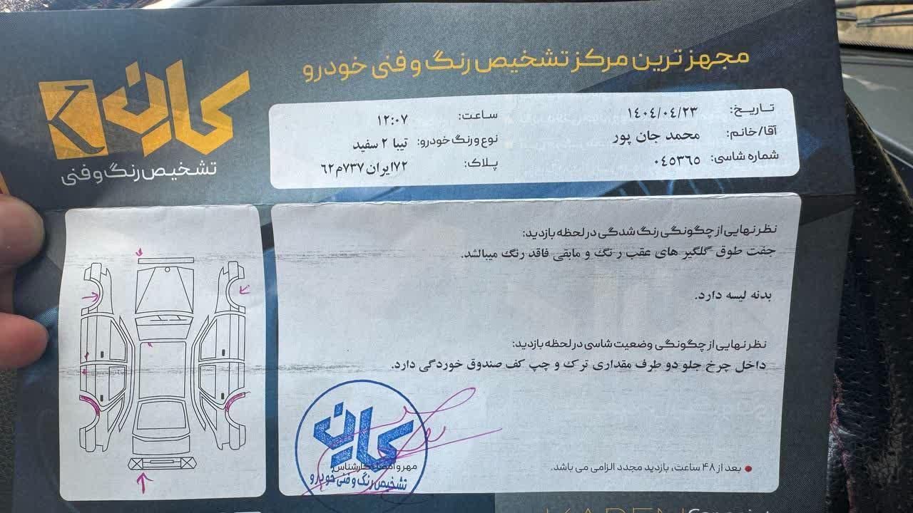 تیبا 2 EX رینگ آلومینیومی - 1395