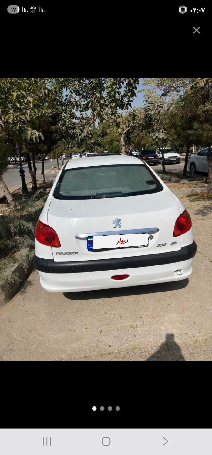 پژو ۲۰۶ صندوق دار v8 - 1394