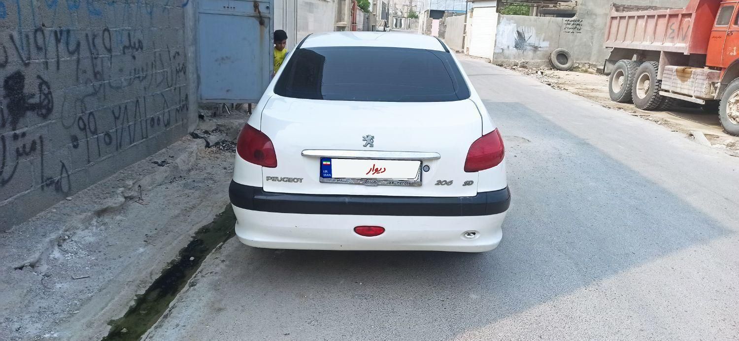 پژو 206 تیپ 5 - 1388