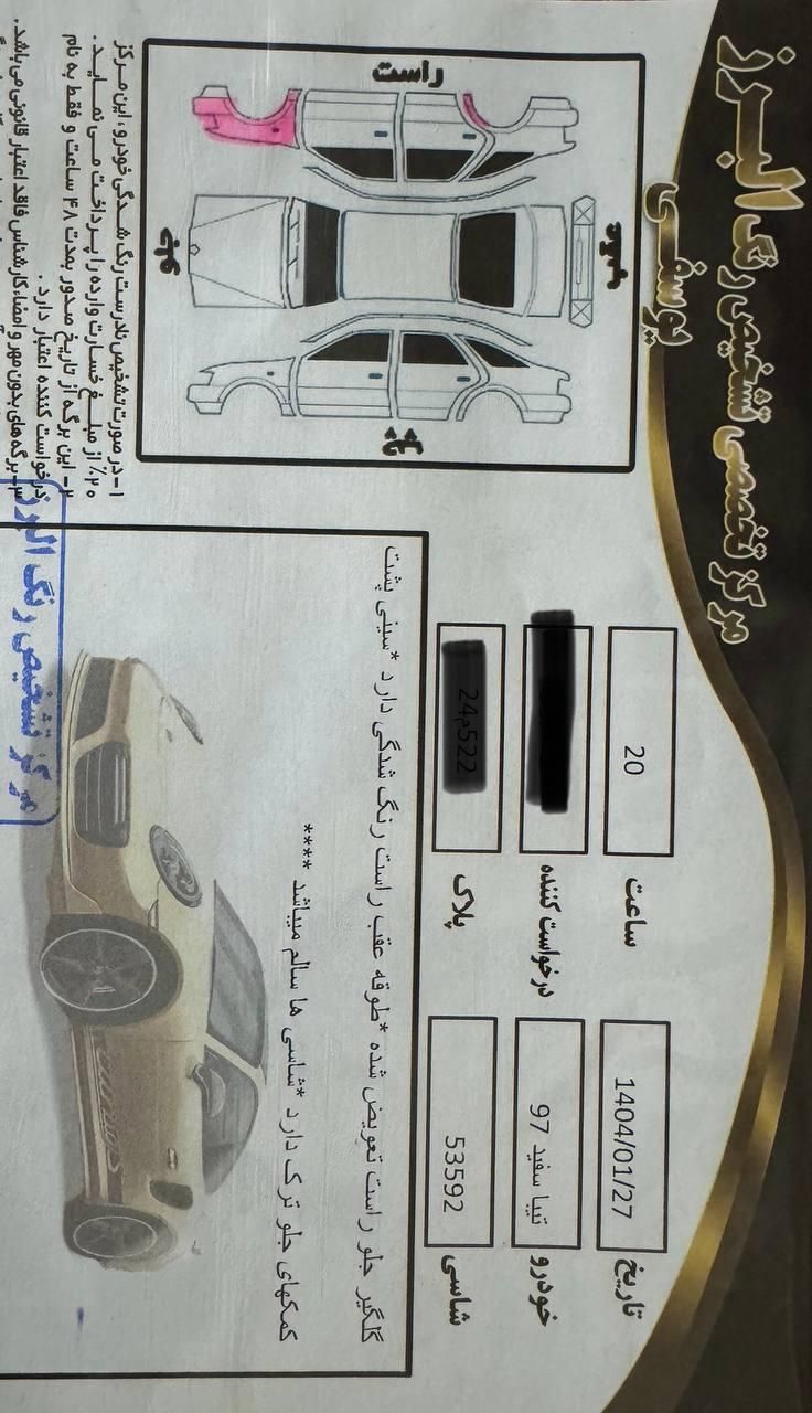 تیبا 2 EX رینگ آلومینیومی - 1397
