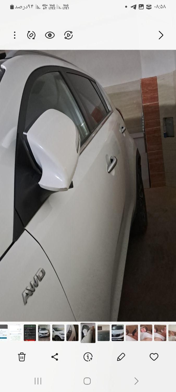 کیا اسپورتیج 4 سیلندر فول 2400cc - 2013