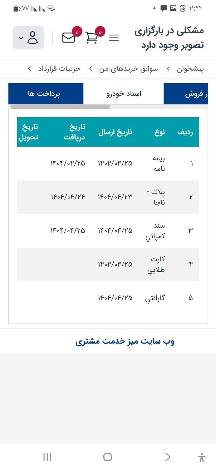 پژو 207 اتوماتیک TU5P - 1404