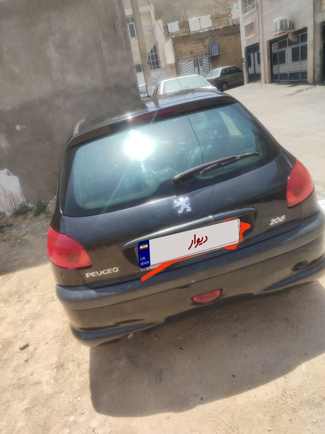 پژو 206 تیپ 2 - 1388