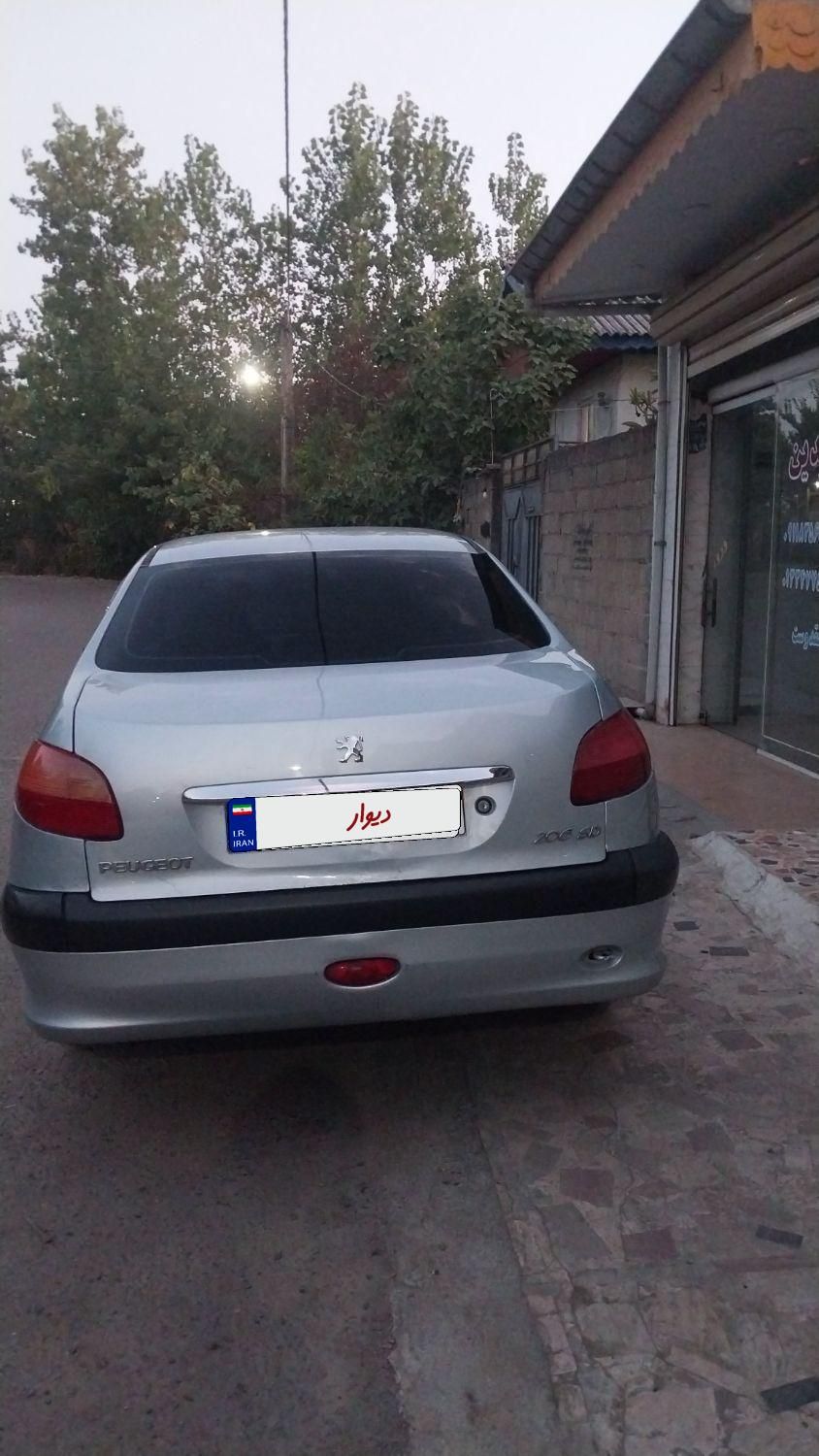 پژو ۲۰۶ صندوق دار v8 - 1385