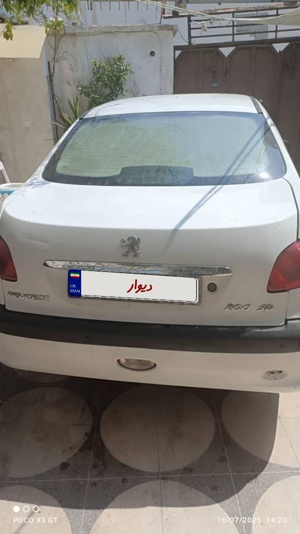 پژو ۲۰۶ صندوق دار v1 - 1390