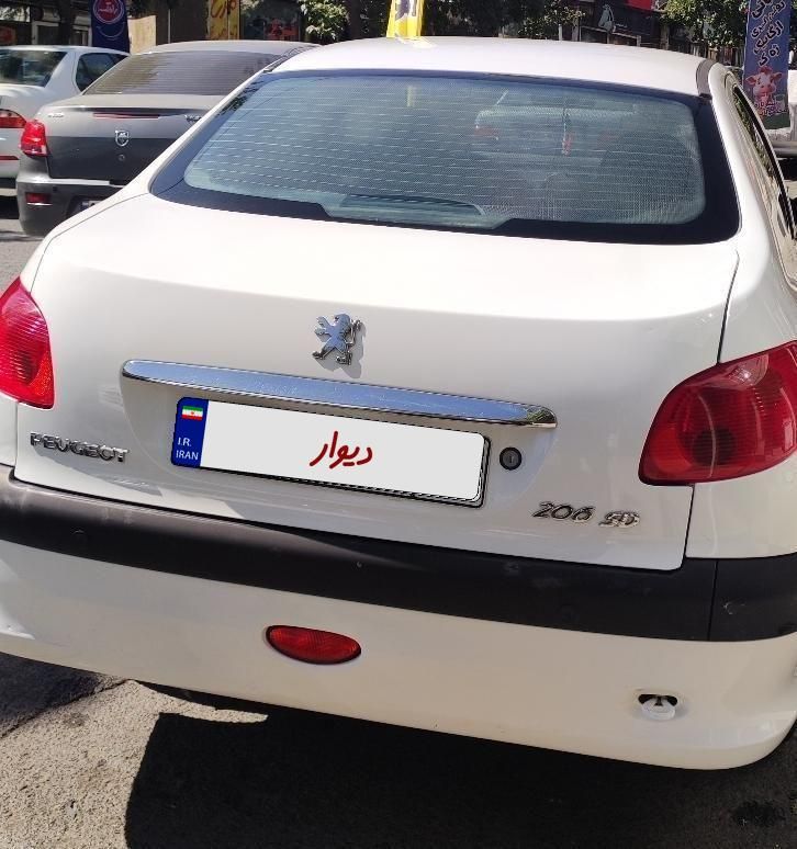 پژو ۲۰۶ صندوق دار v8 - 1396