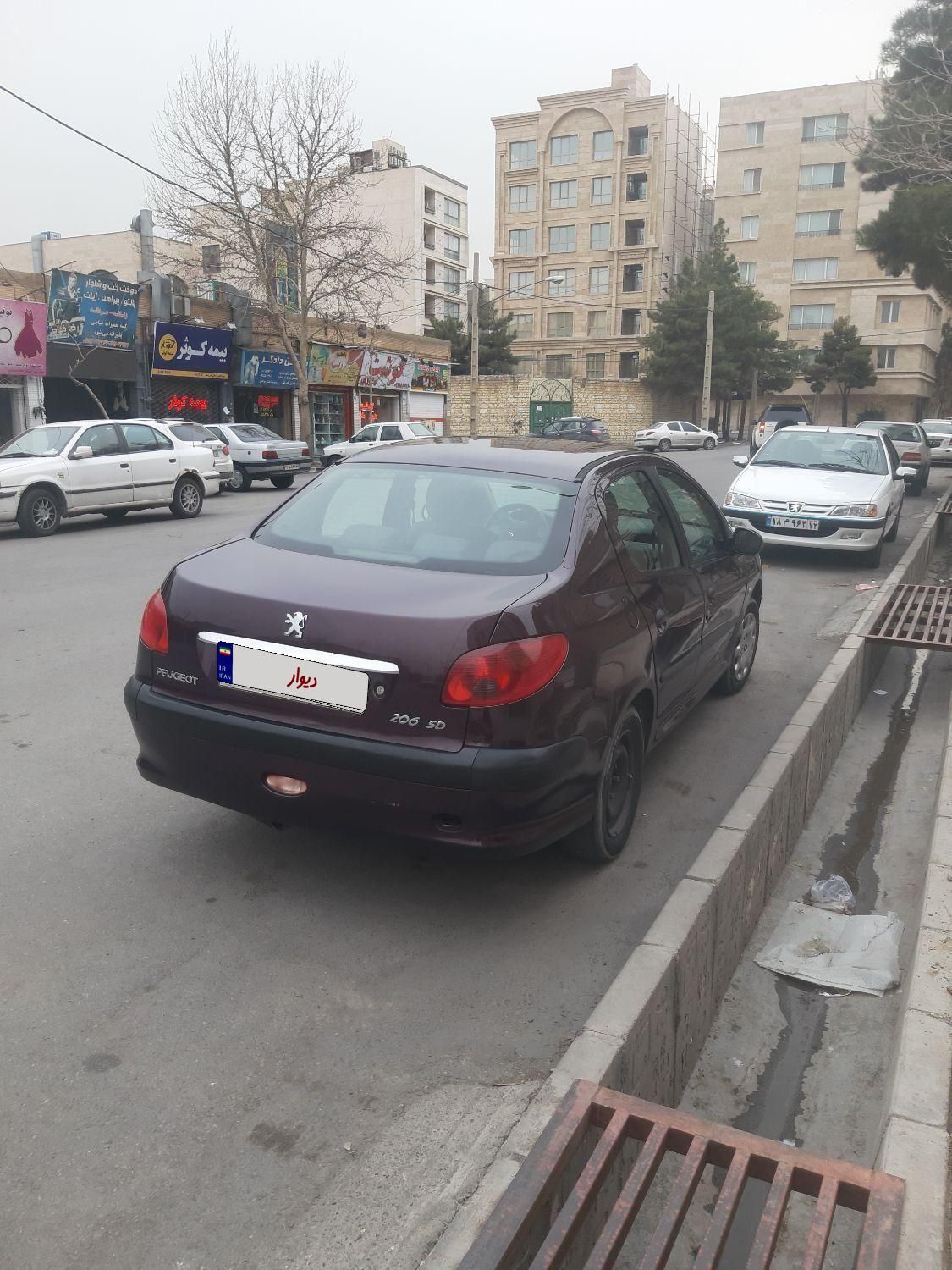 پژو ۲۰۶ صندوق دار v8 - 1390