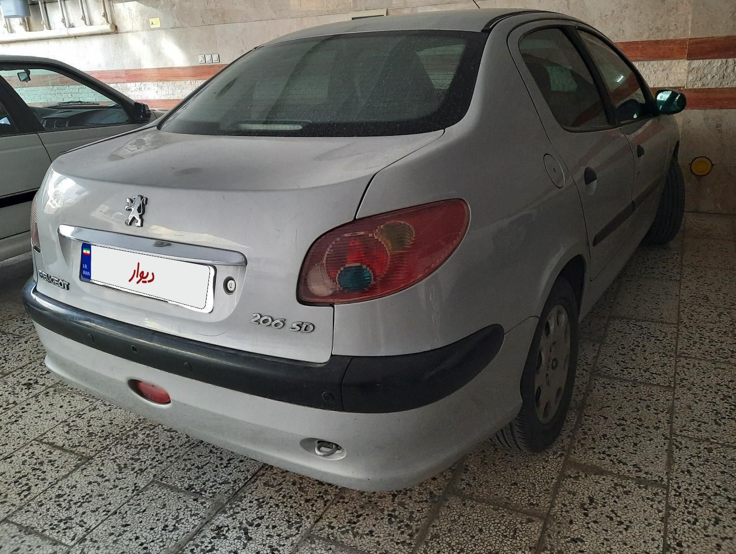 پژو ۲۰۶ صندوق دار v8 - 1386