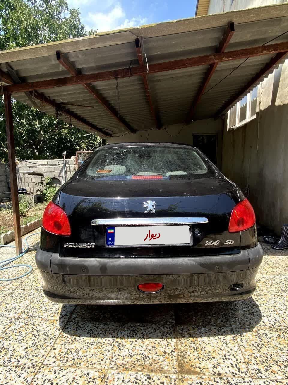 پژو ۲۰۶ صندوق دار v8 - 1396