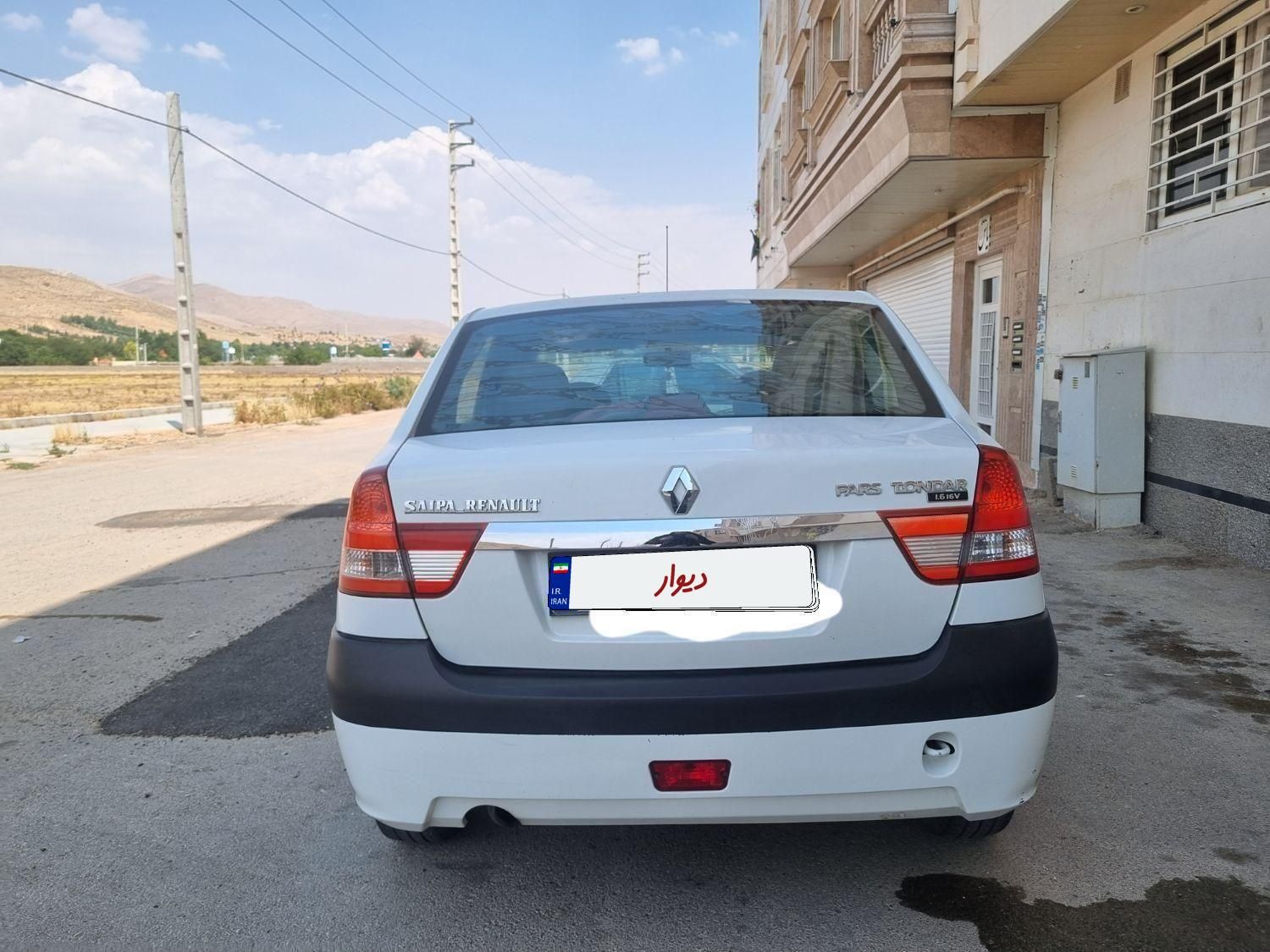 رنو پارس تندر گیربکس JHQ + مولتی مدیا - 1397