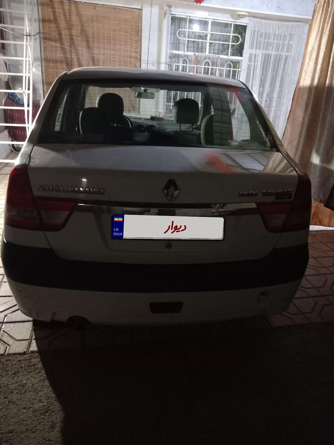 رنو پارس تندر گیربکس JHQ + مولتی مدیا - 1396