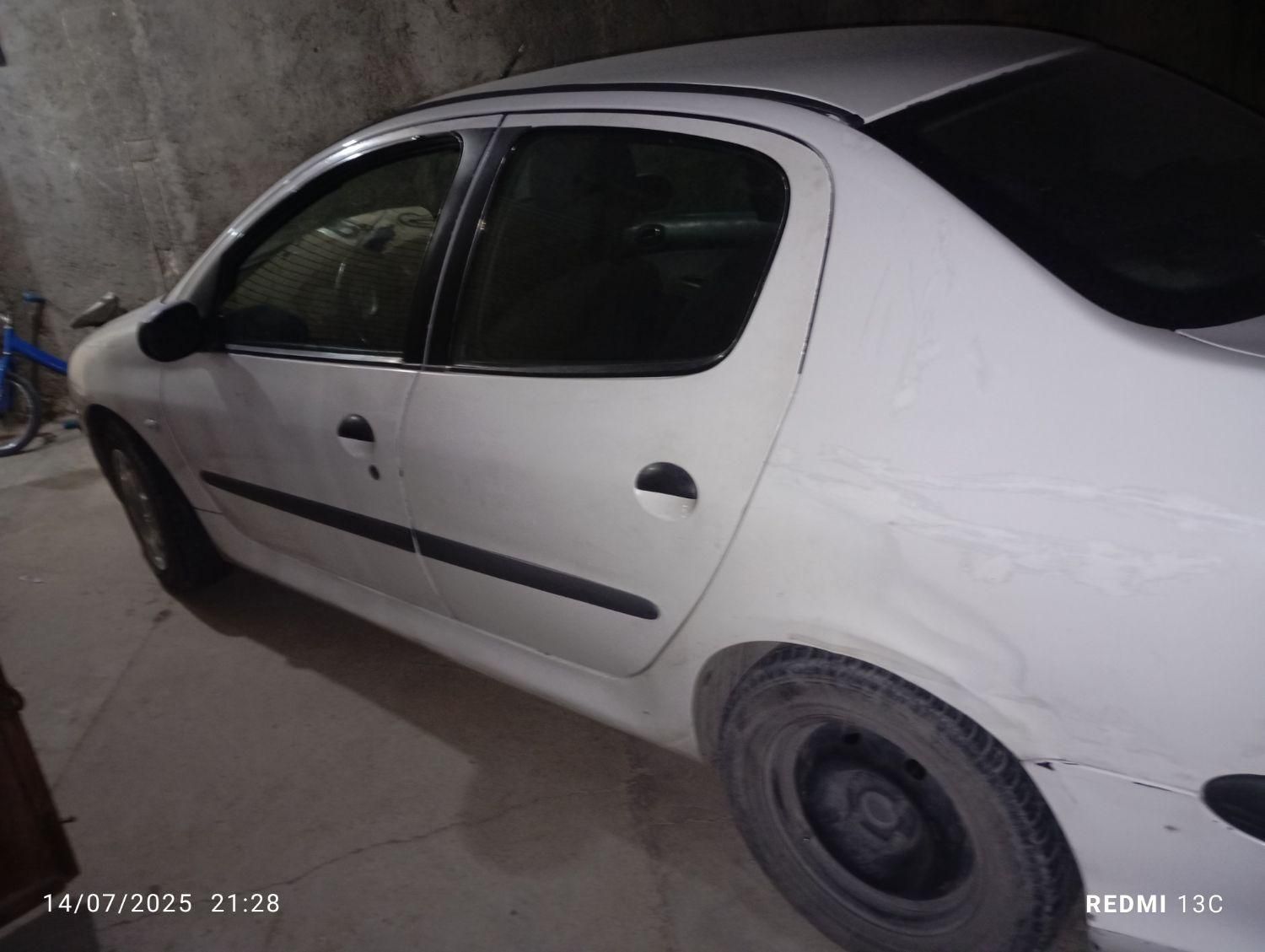 پژو ۲۰۶ صندوق دار v8 - 1387