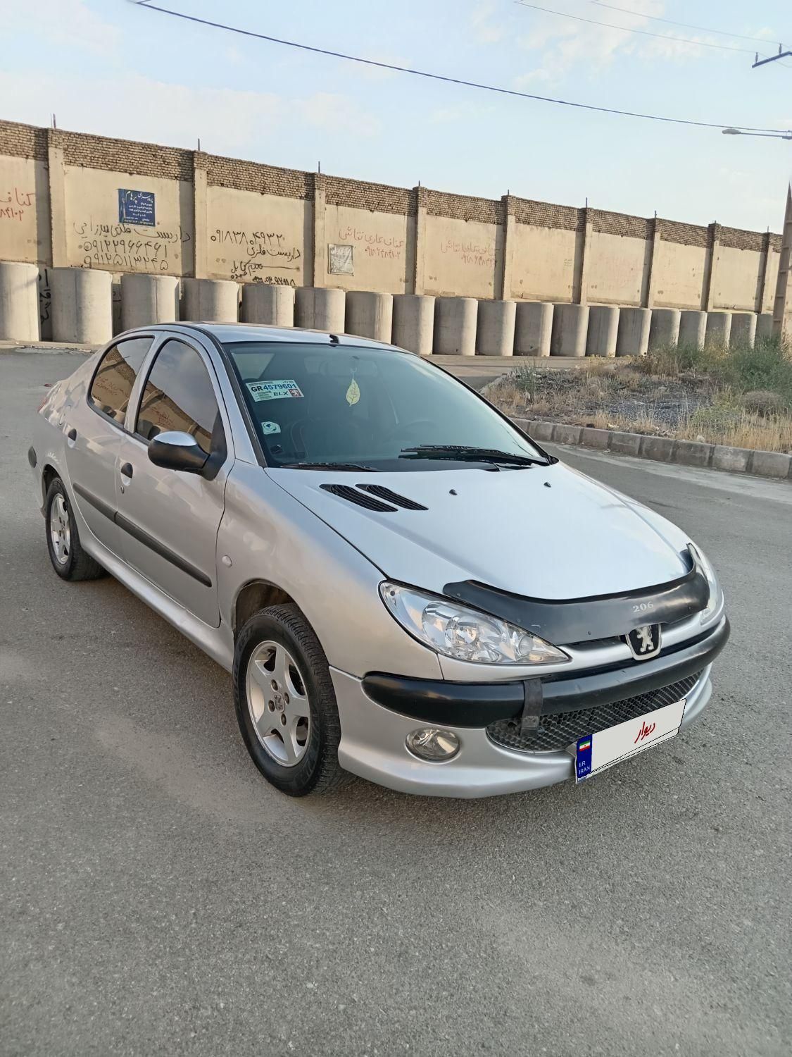 پژو ۲۰۶ صندوق دار v8 - 1385