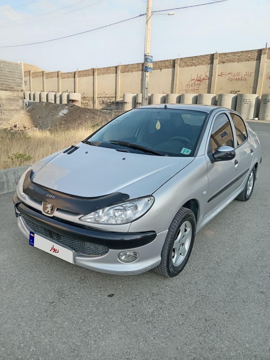 پژو ۲۰۶ صندوق دار v8 - 1385