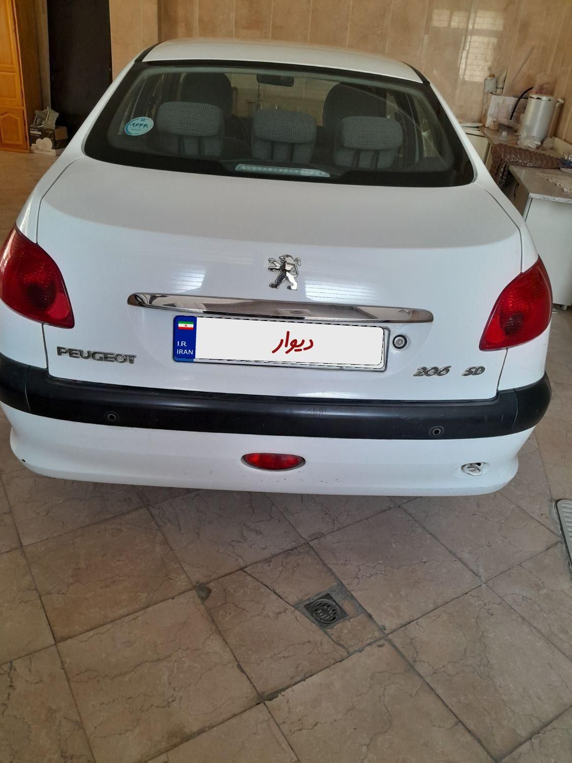 پژو ۲۰۶ صندوق دار v8 - 1397