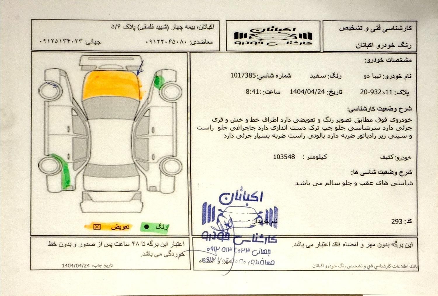 تیبا 2 EX رینگ آلومینیومی - 1393