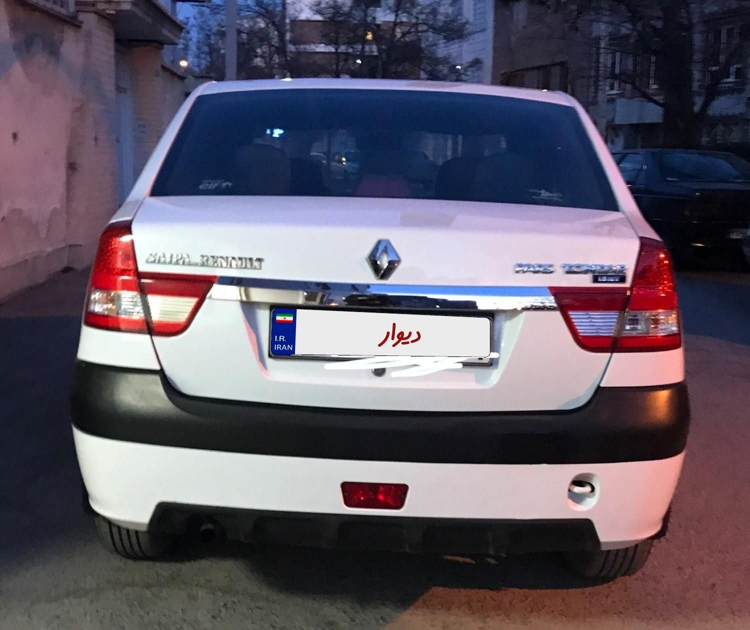 رنو پارس تندر گیربکس JHQ + مولتی مدیا - 1398