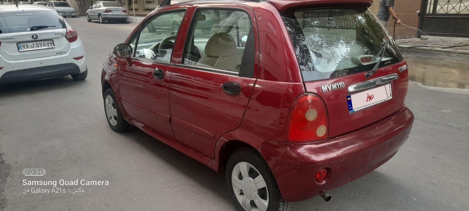 ام وی ام 110 چهار سیلندر دنده ای - 1393