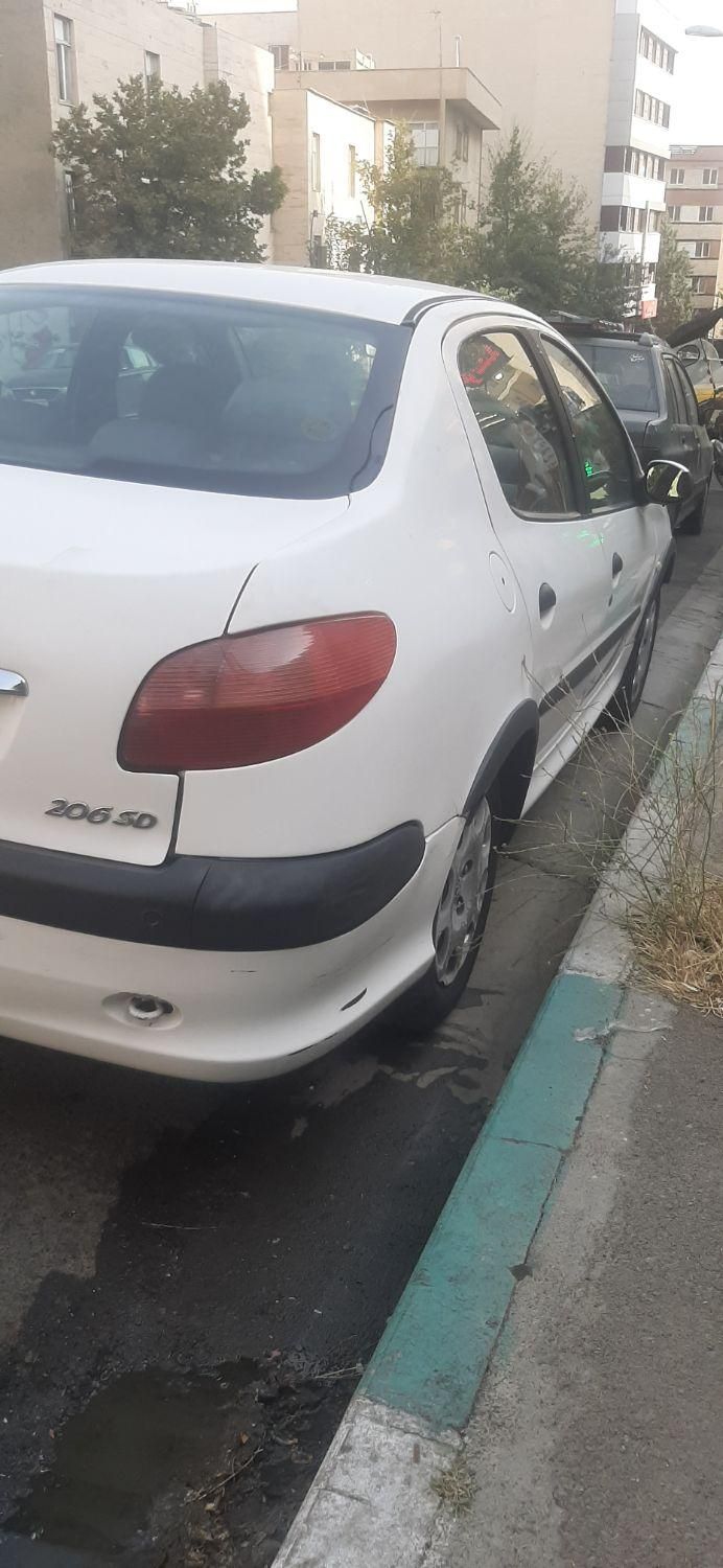 پژو ۲۰۶ صندوق دار v8 - 1387