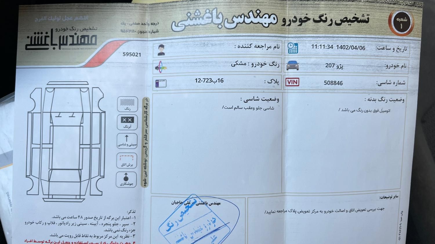 پژو 207 پانوراما دنده‌ای - 1401
