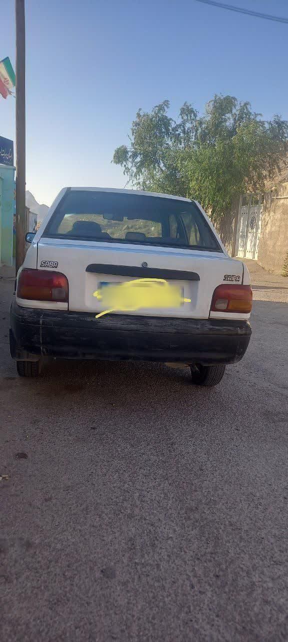 پراید صبا بنزینی - 1387
