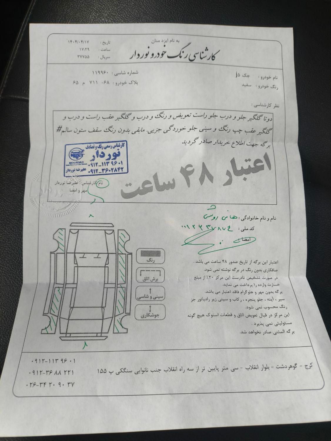 جک J5 اتوماتیک - 1394