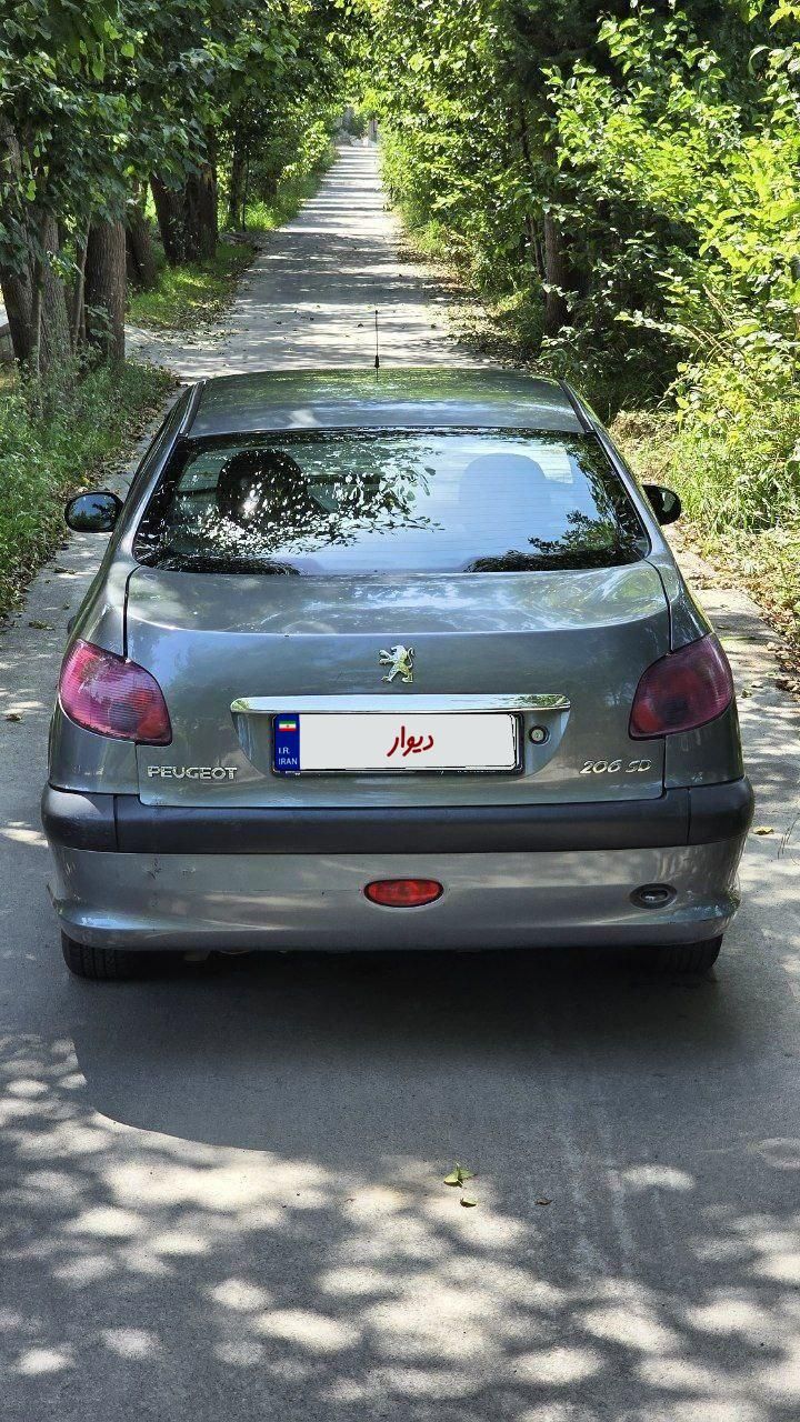 پژو ۲۰۶ صندوق دار v8 - 1386