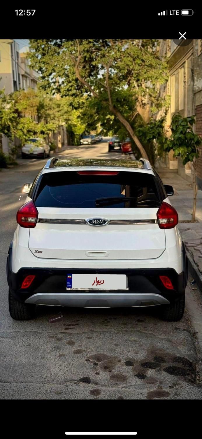 ام وی ام X22 دنده ای اسپرت لاکچری - 1404