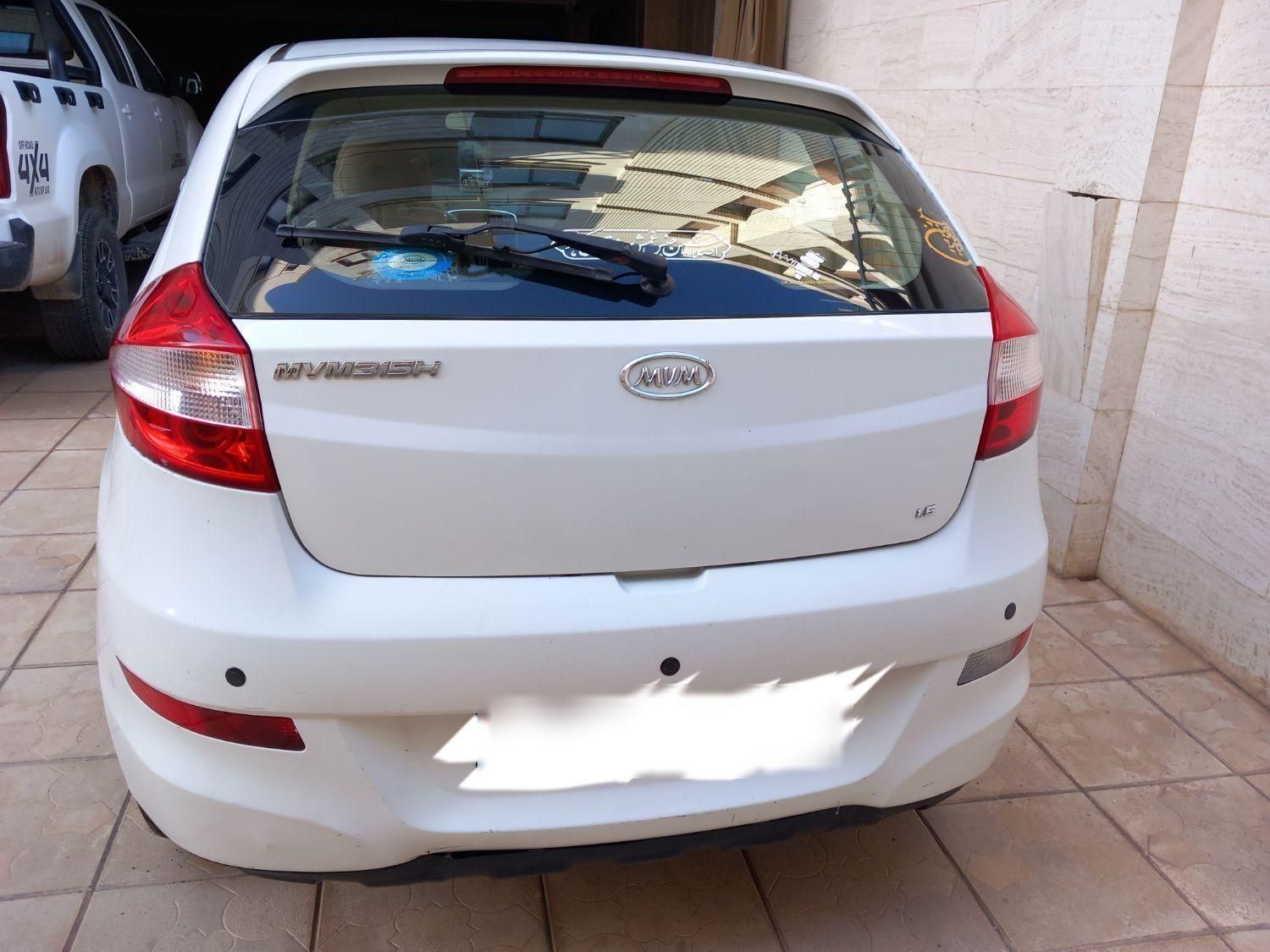 ام وی ام 315 هاچ بک ساده دنده ای - 1391